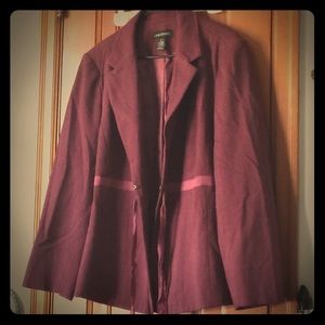 Lane Bryant size 20 ribbon tie blazer